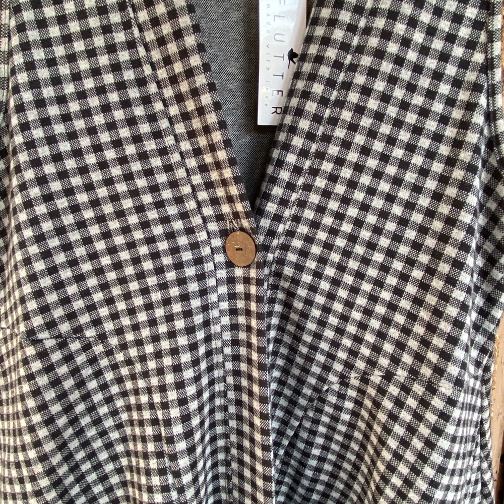 ❤️Flutter Check Vest. Size M. - Picture 3 of 14
